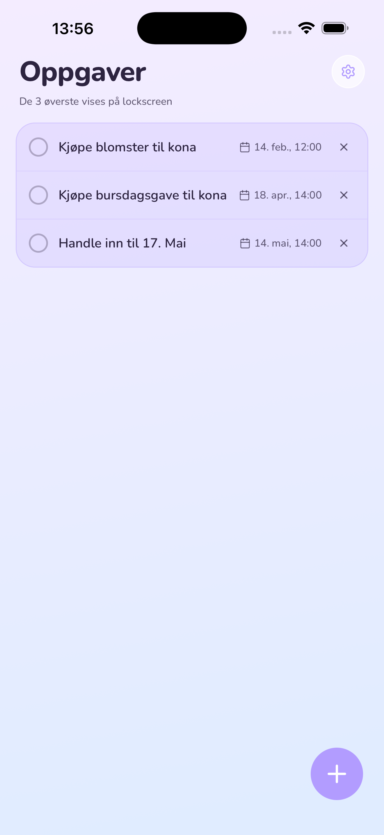 Skjermbilde av Flink